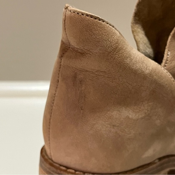 Eileen Fisher Leaf Suede Tan Bootie - Picture 5 of 14